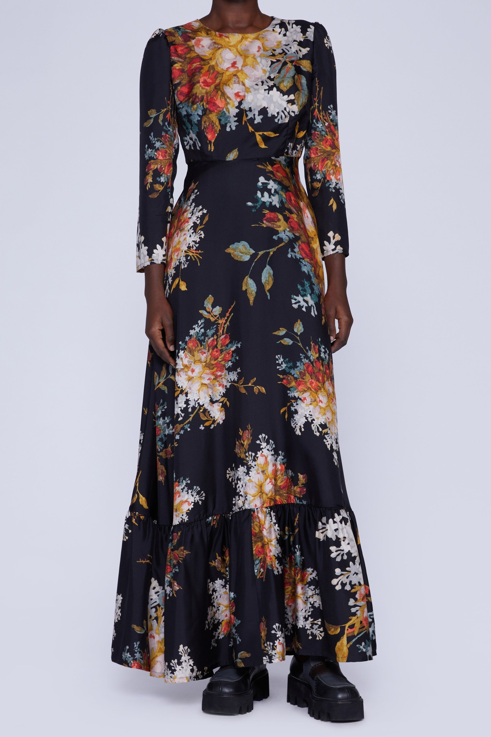 ROBE LONGUE EN SOIE