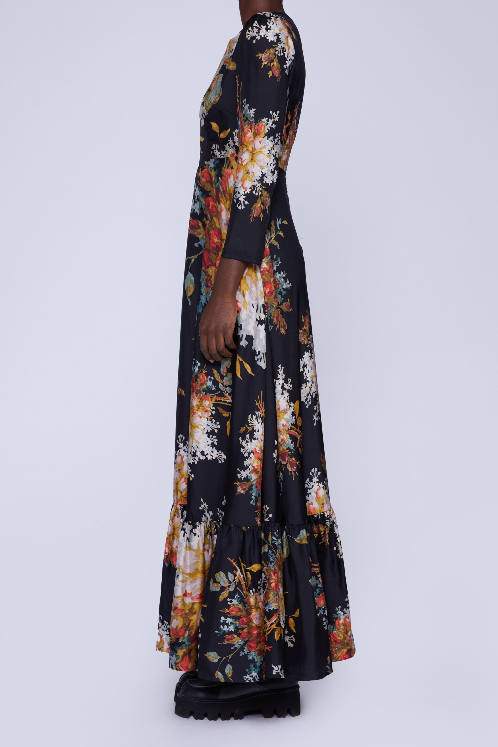 ROBE LONGUE EN SOIE