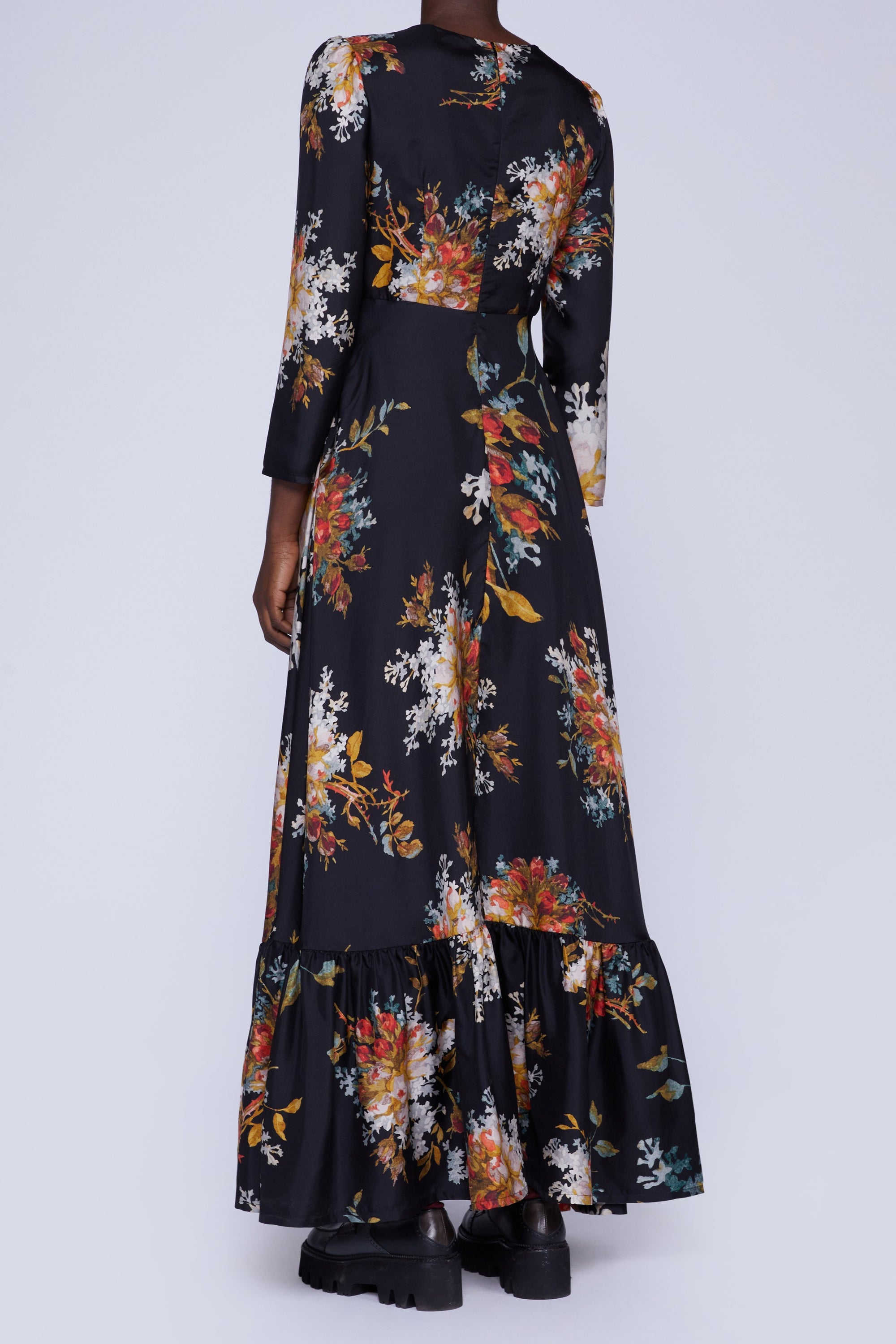 ROBE LONGUE EN SOIE
