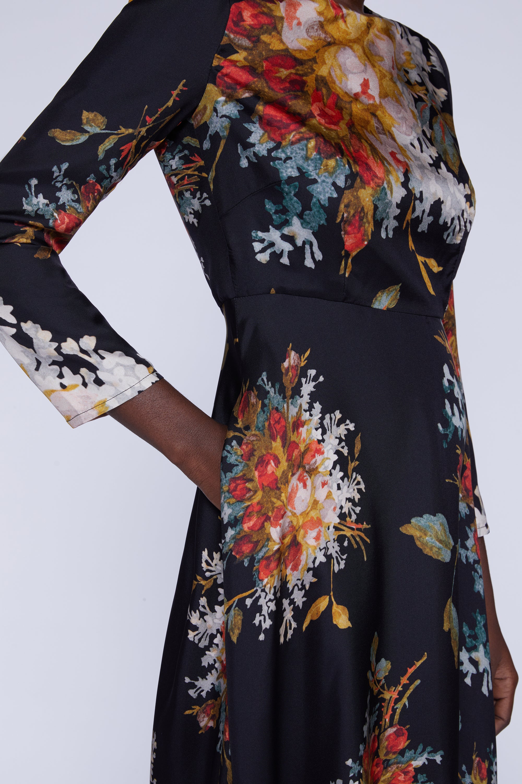 ROBE LONGUE EN SOIE