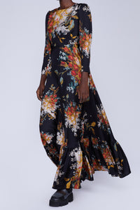 ROBE LONGUE EN SOIE