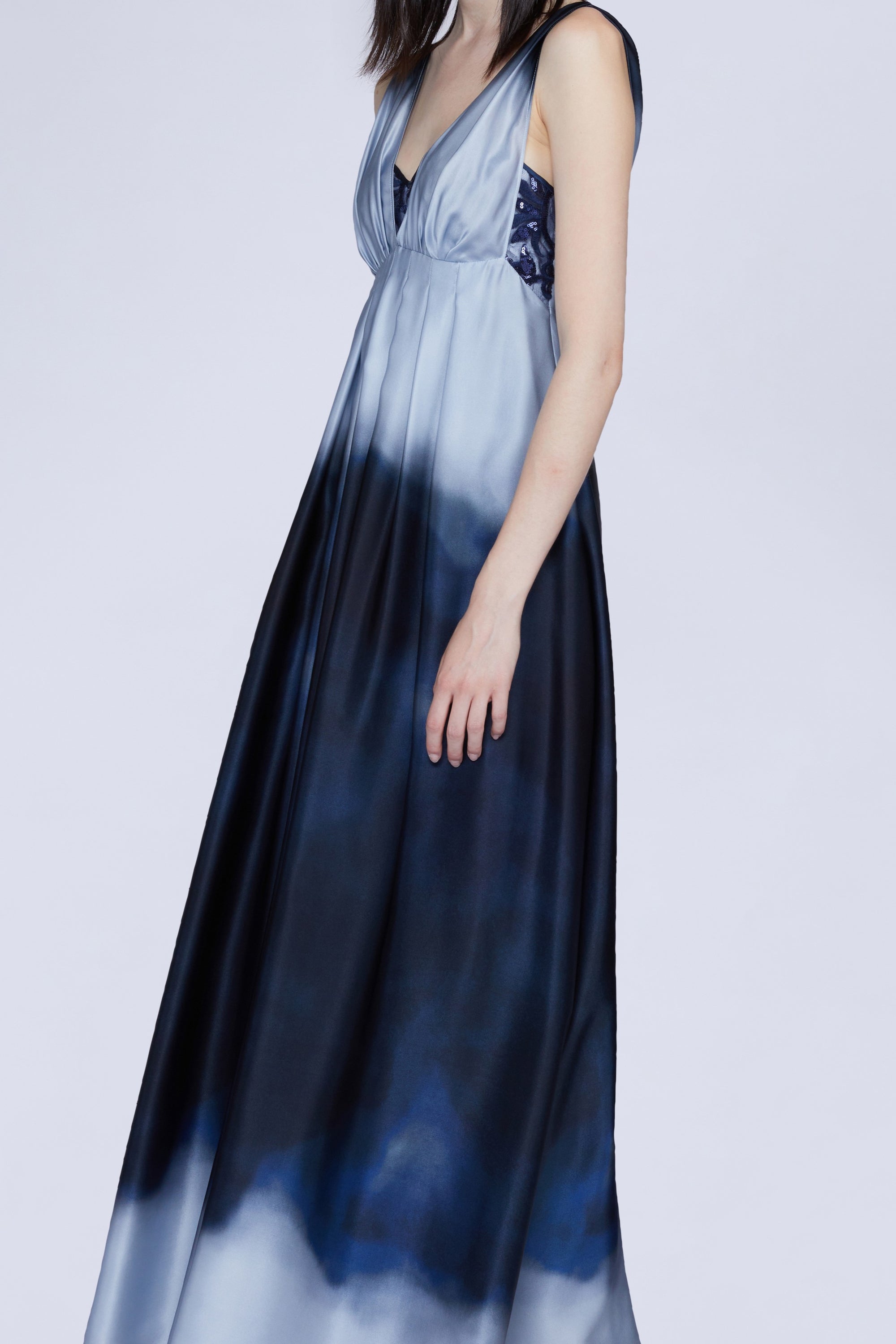ROBE LONGUE COUPE EMPIRE DÉGRADÉ