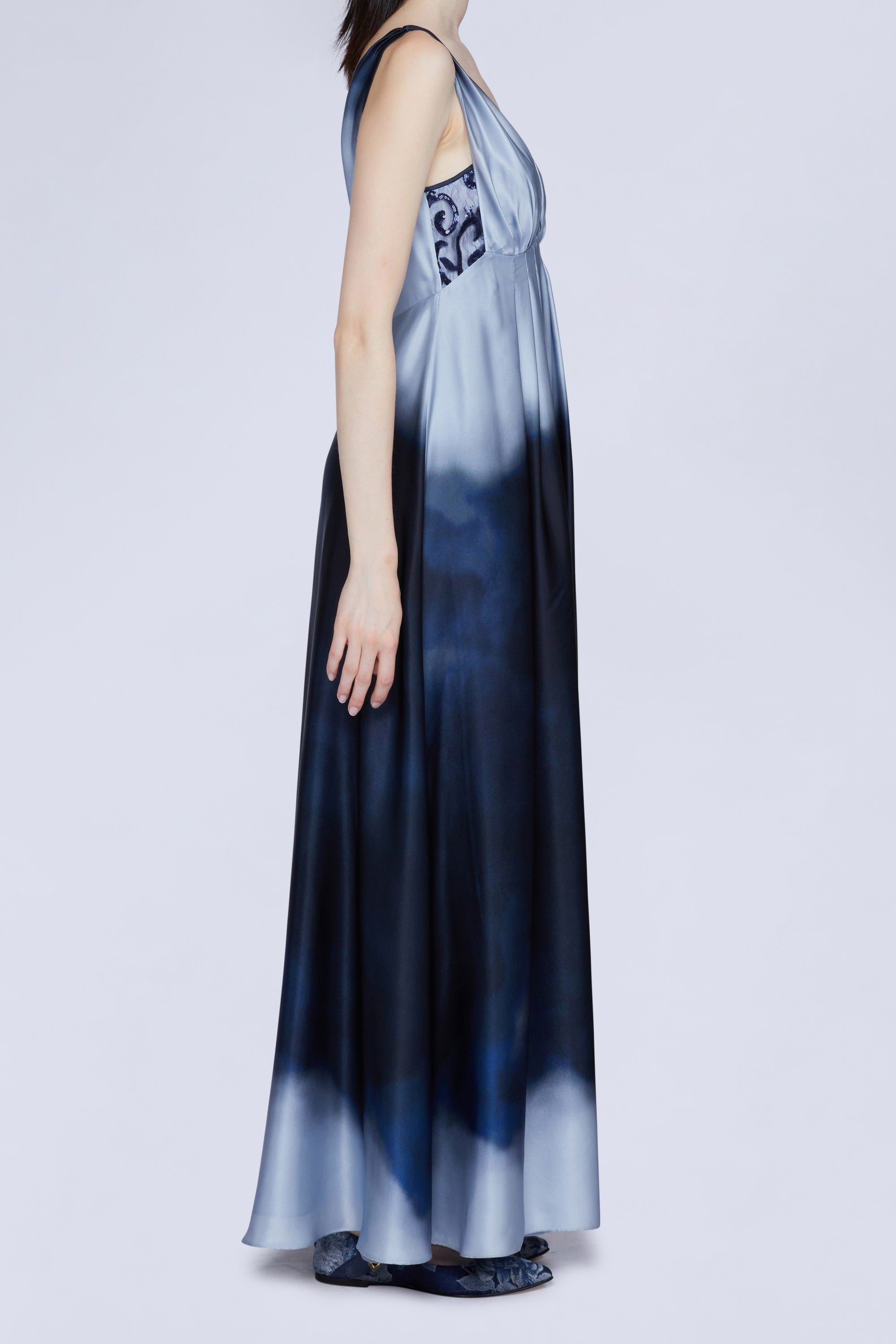 ROBE LONGUE COUPE EMPIRE DÉGRADÉ