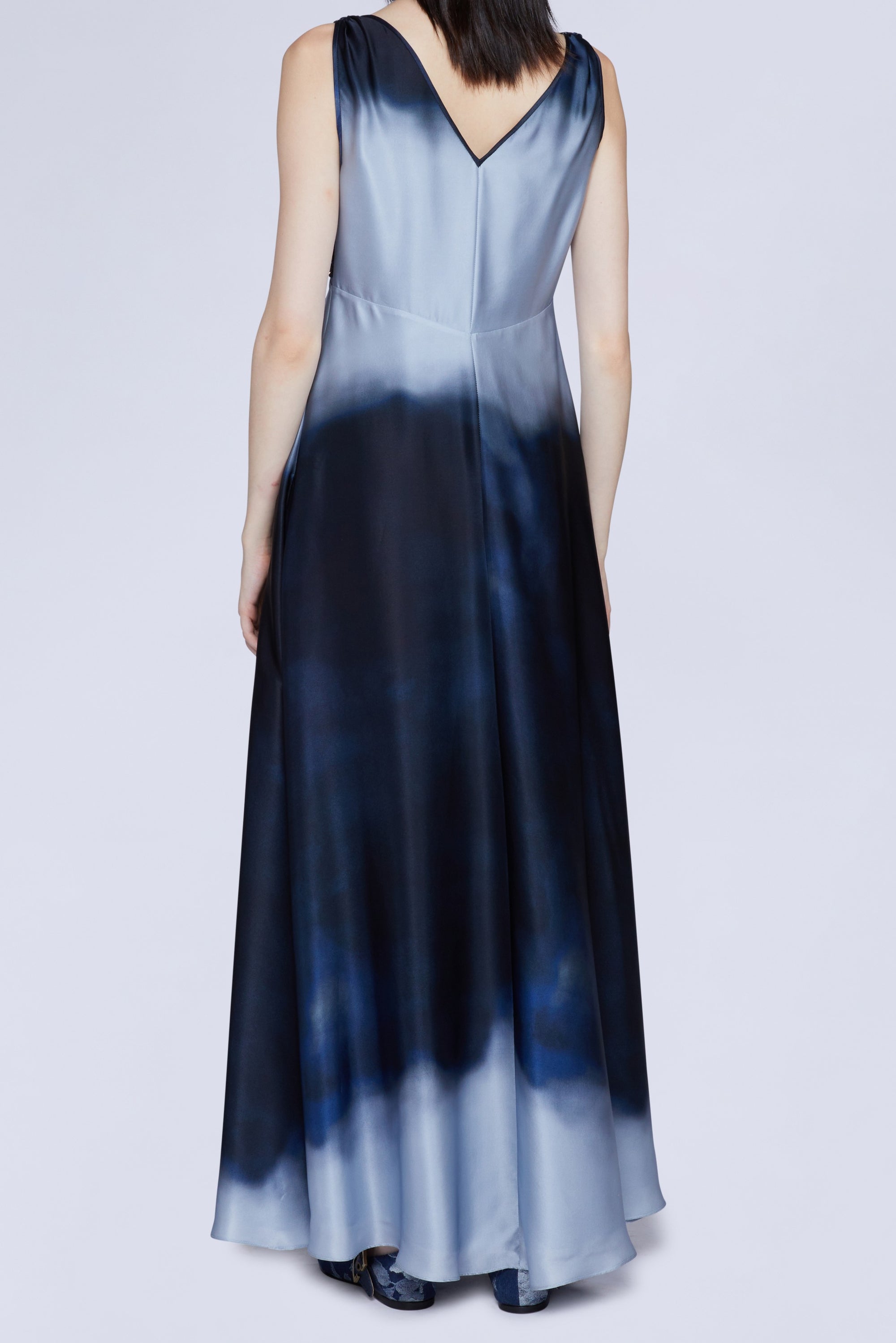 ROBE LONGUE COUPE EMPIRE DÉGRADÉ