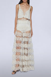 Robe crochet - Avorio