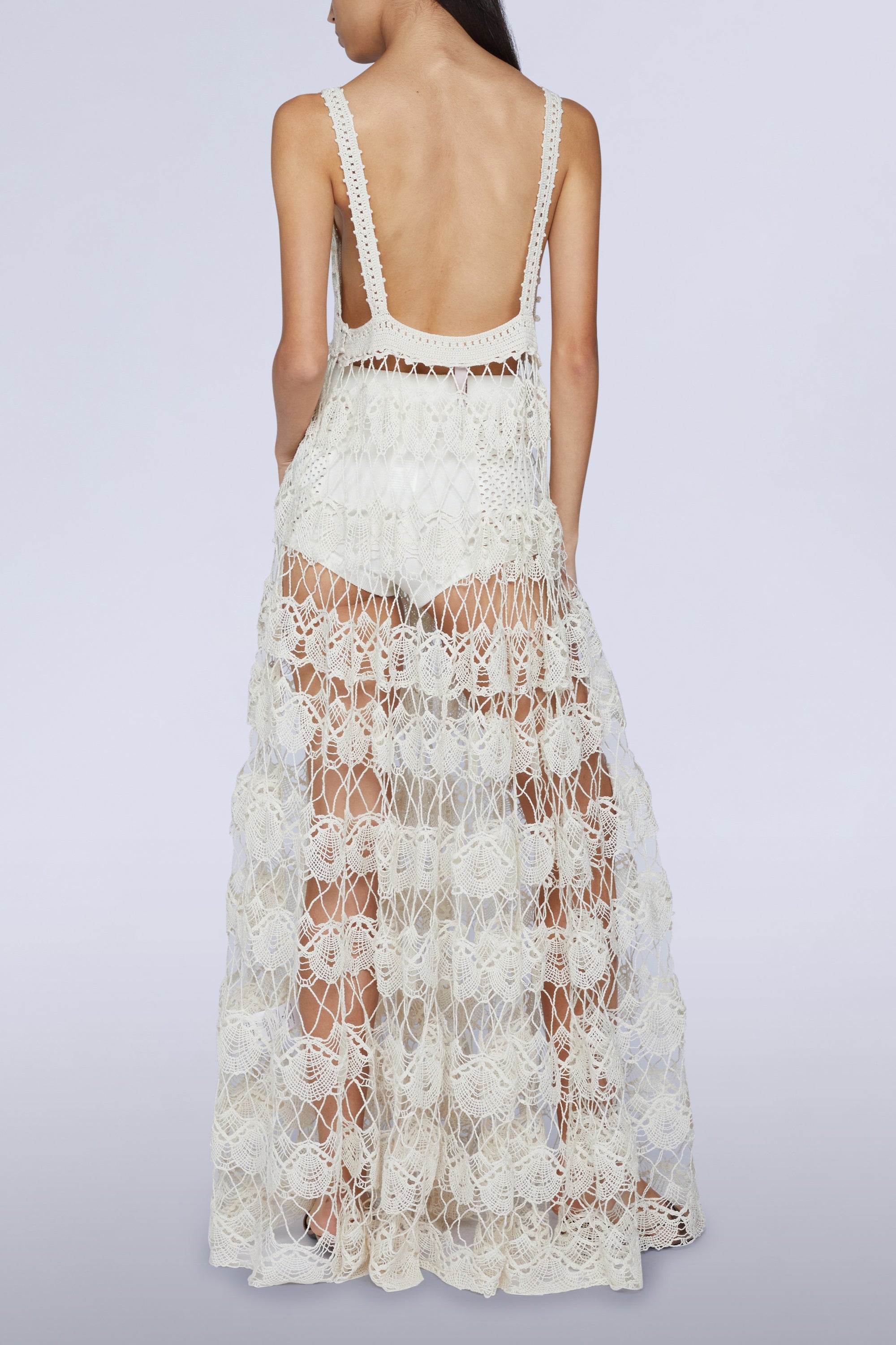 Robe crochet - Avorio