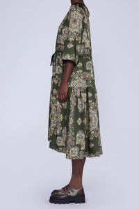ROBE EN VISCOSE AVEC COULISSE