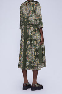ROBE EN VISCOSE AVEC COULISSE
