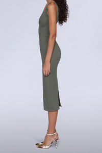 Robe midi fourreau - Verde Chiaro