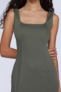 Robe midi fourreau - Verde Chiaro