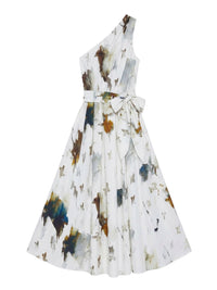 Robe monobretelle - Avorio Fantasia Grigio Perla