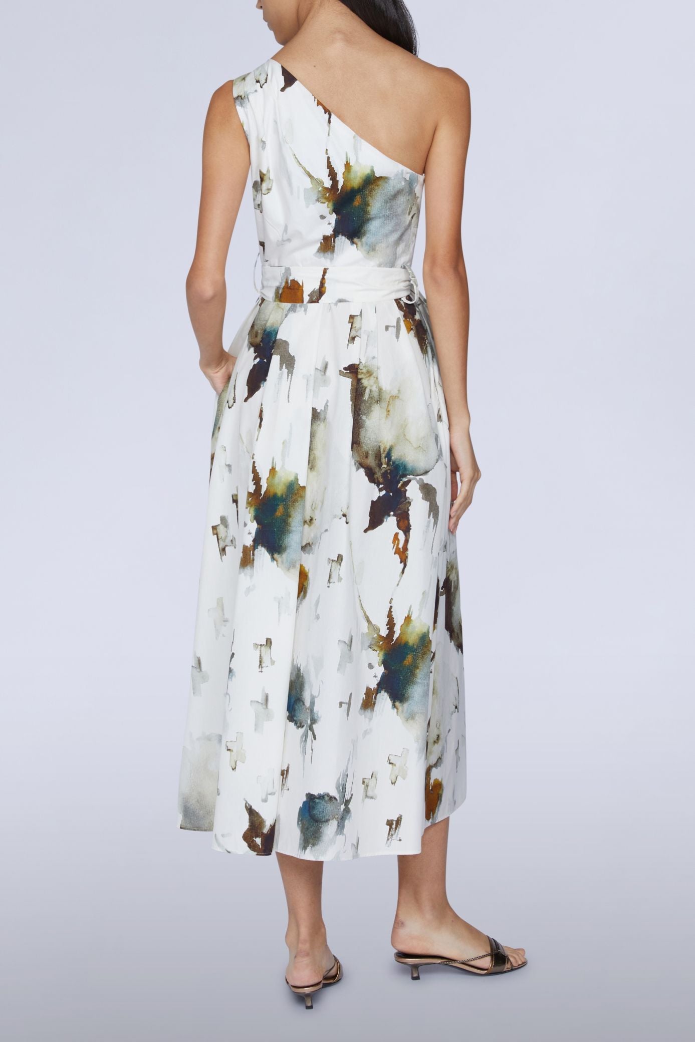 NEW OFFER ROBE MONOBRETELLE ARGENTÉE