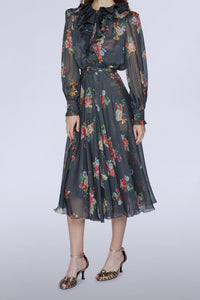 ROBE À IMPRIMÉ FLEURS