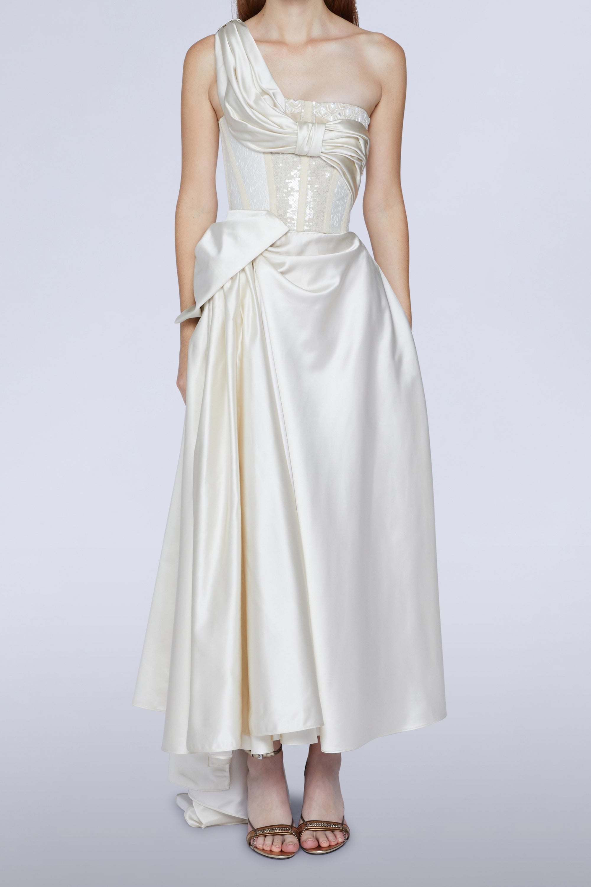 ROBE BUSTIER EN DUCHESSE
