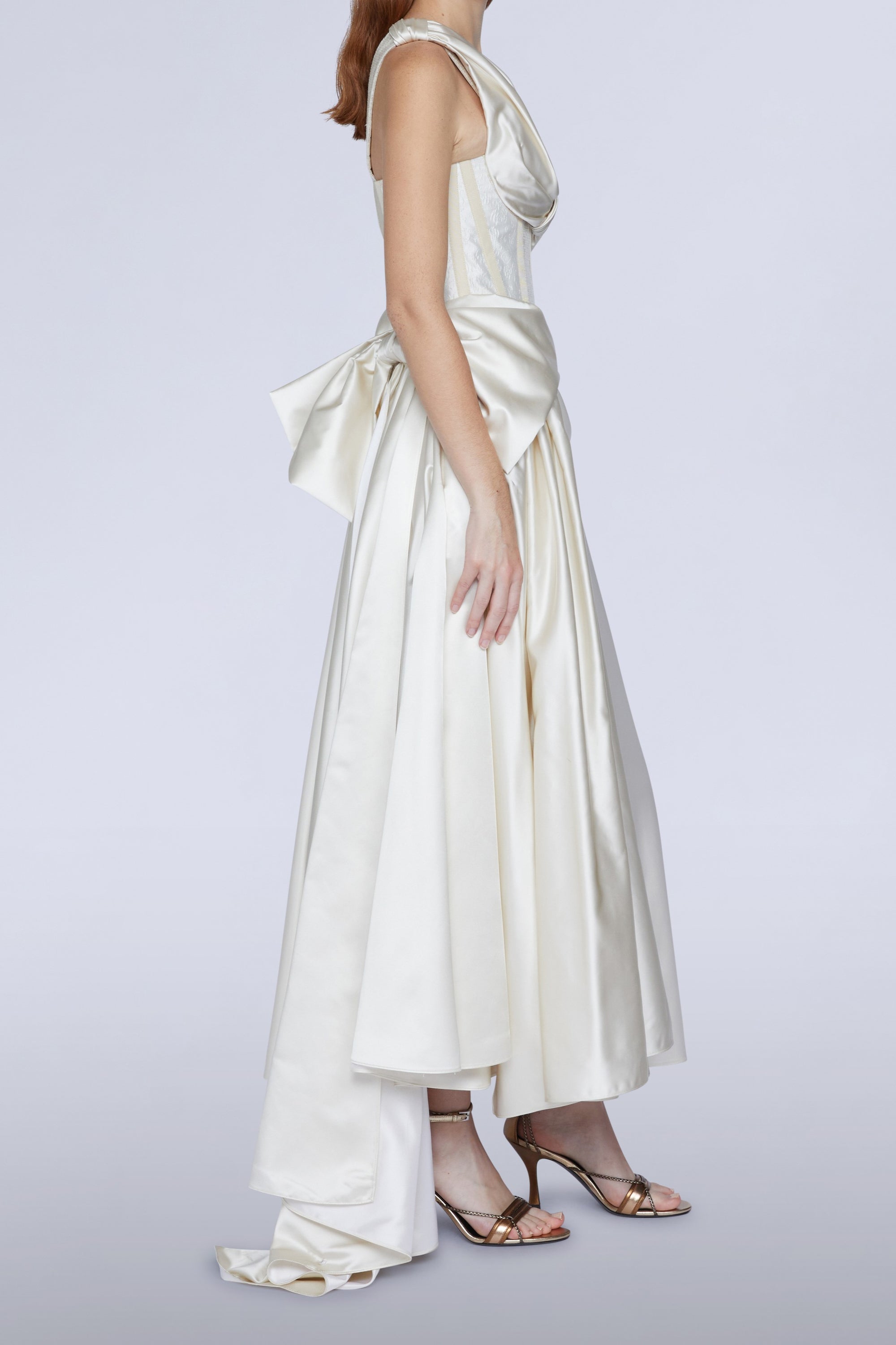 ROBE BUSTIER EN DUCHESSE