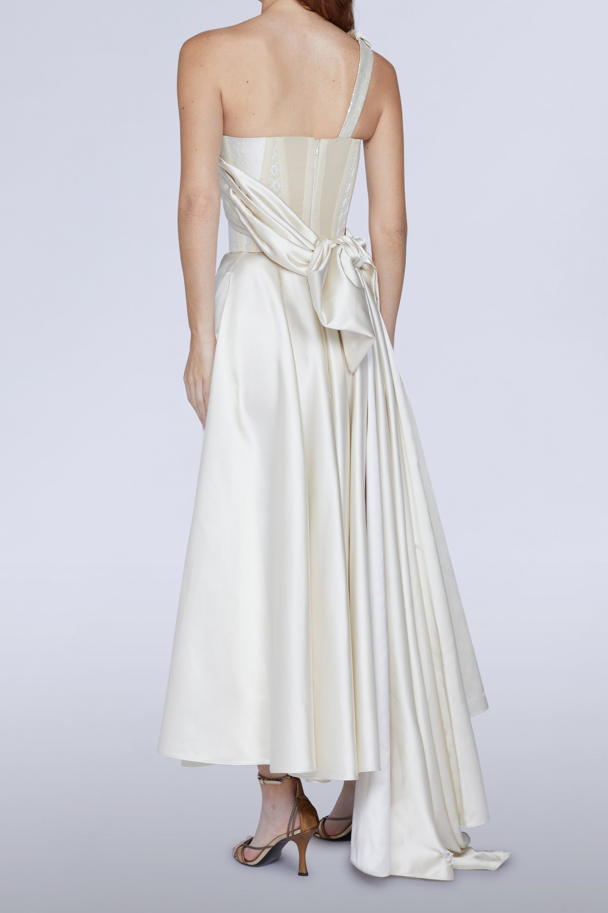 ROBE BUSTIER EN DUCHESSE