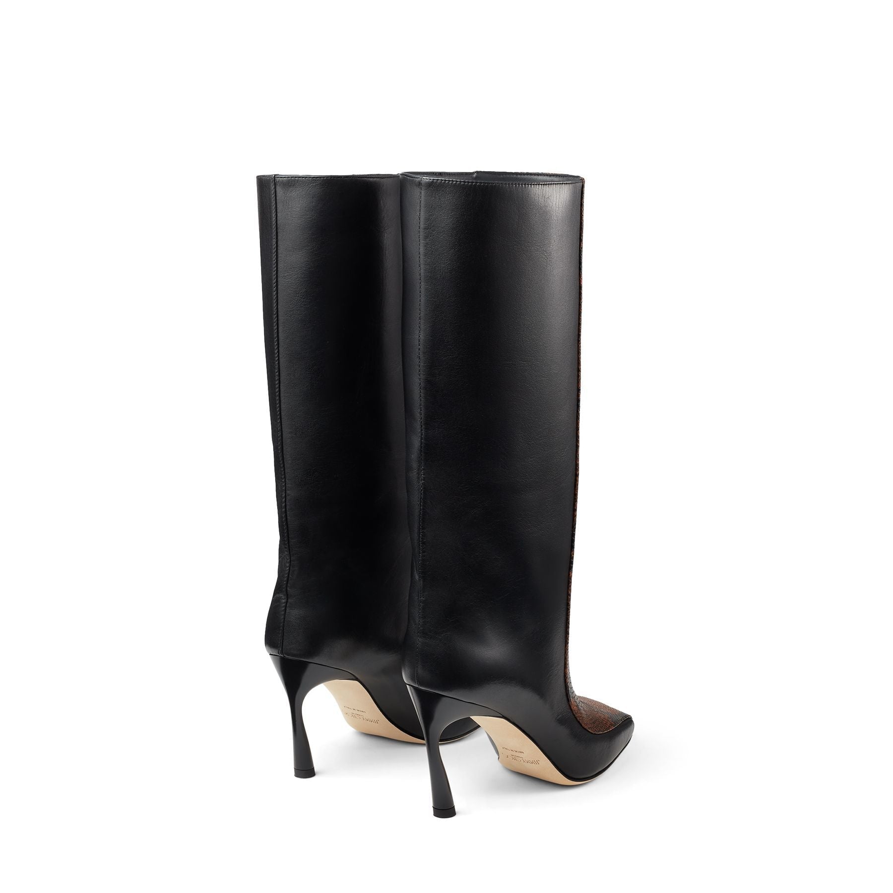 Bottes Mabyn 85 en cuir - Black & Cuoio