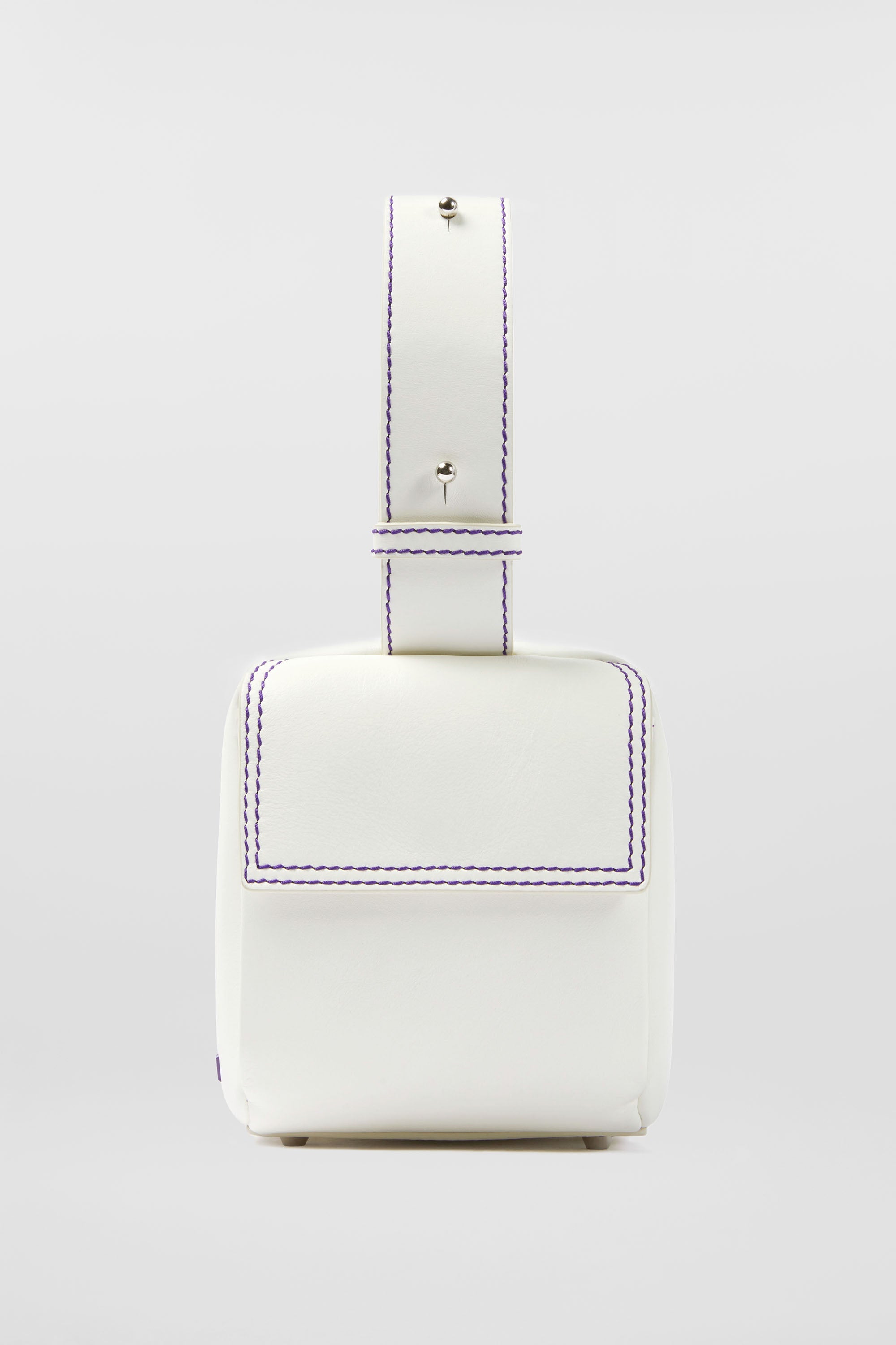 Lacubetto leather bag - White