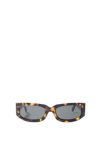 Rectangular sunglasses - Havana