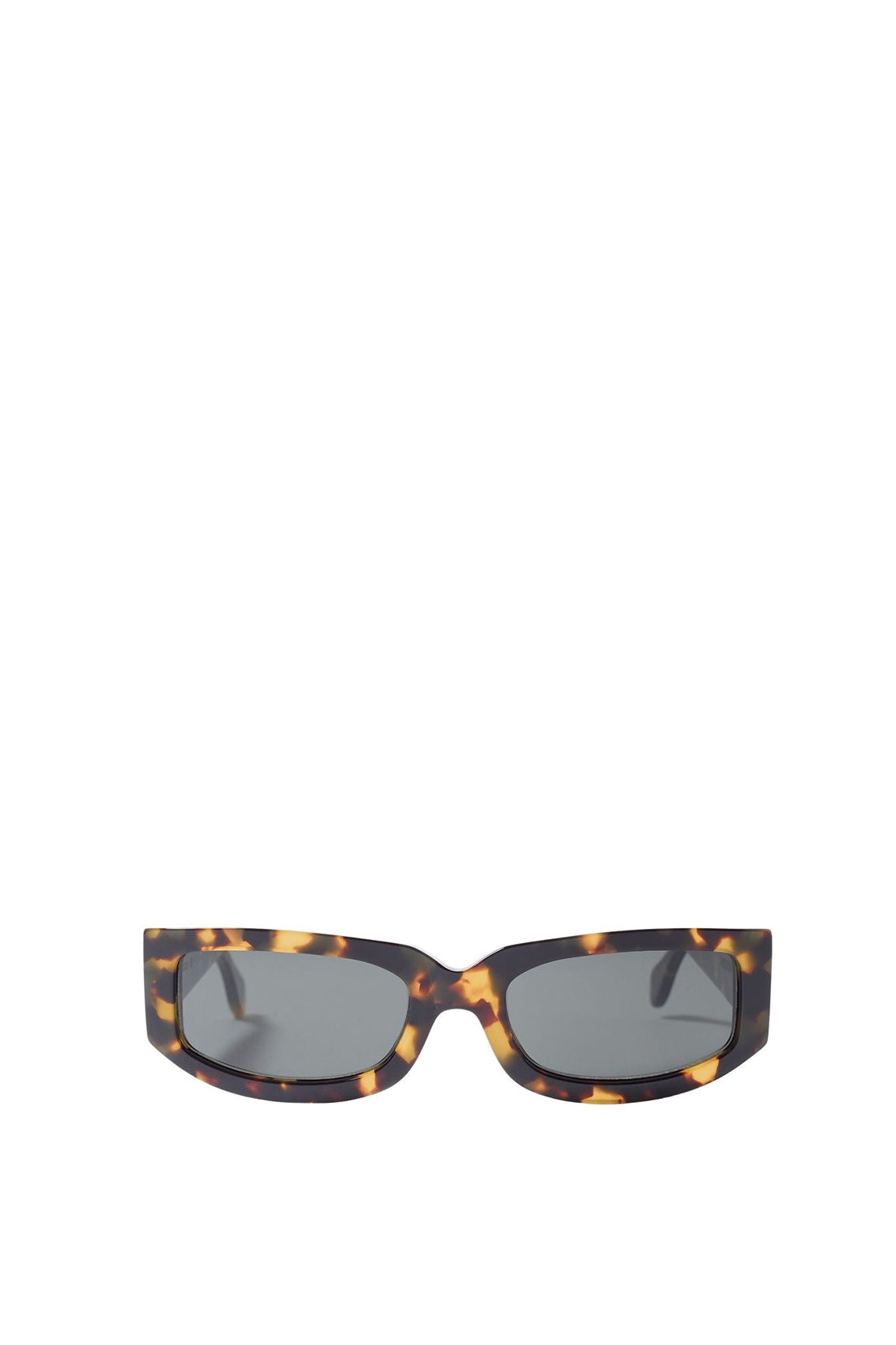 Rectangular sunglasses - Havana