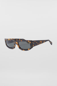 Rectangular sunglasses - Havana
