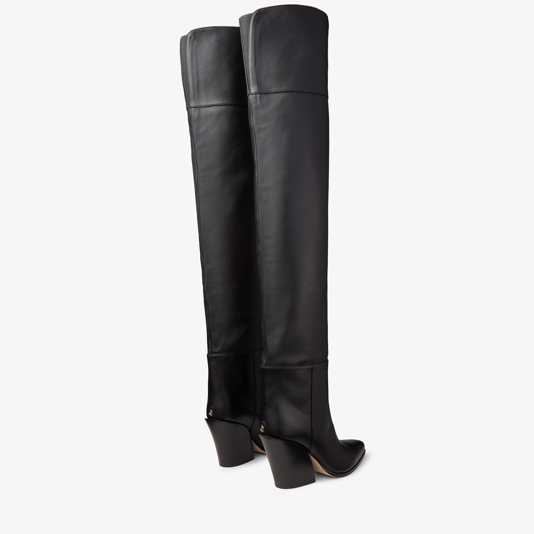 Cuissardes Maceo 85 en cuir - Black