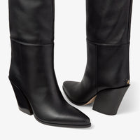 Cuissardes Maceo 85 en cuir - Black