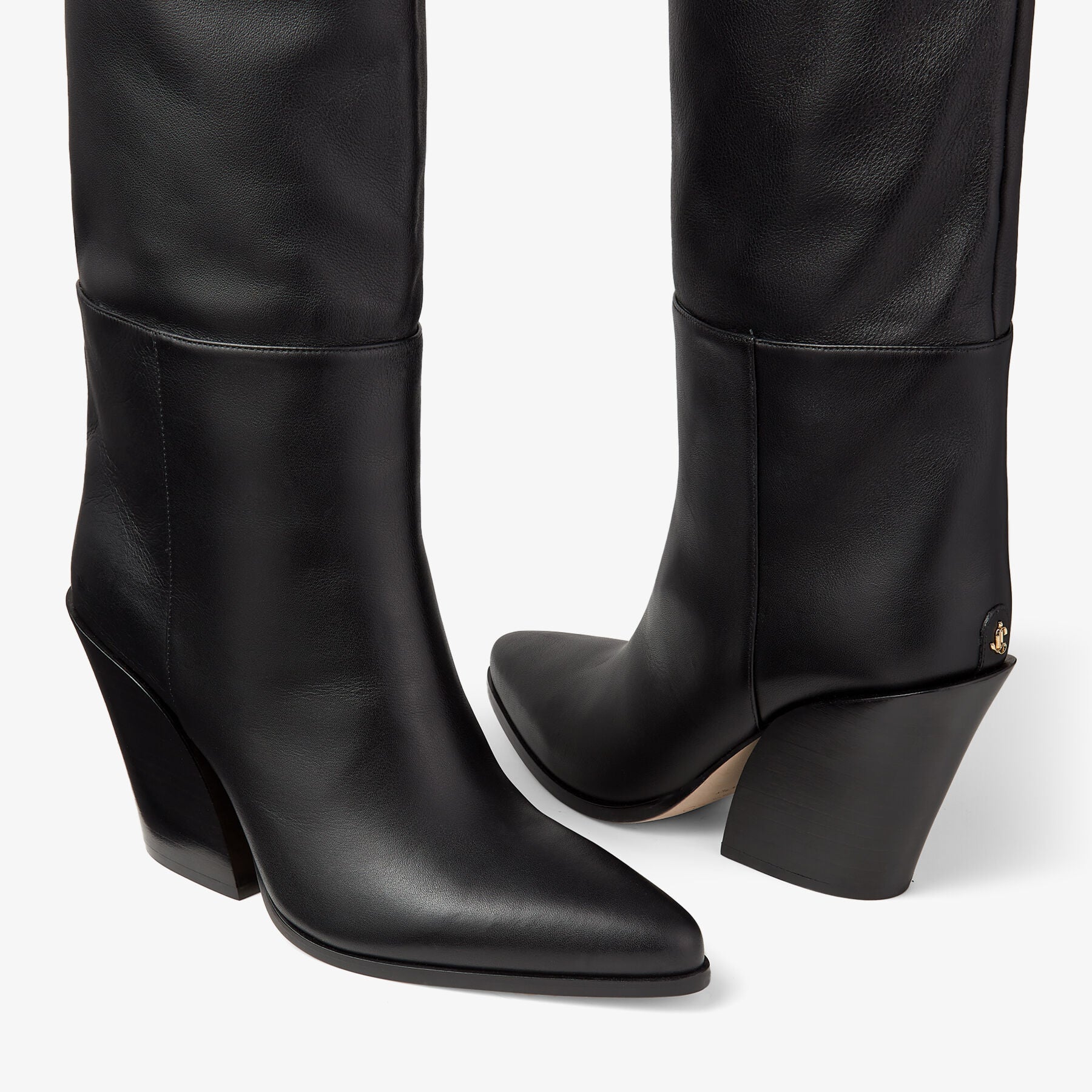 Cuissardes Maceo 85 en cuir - Black