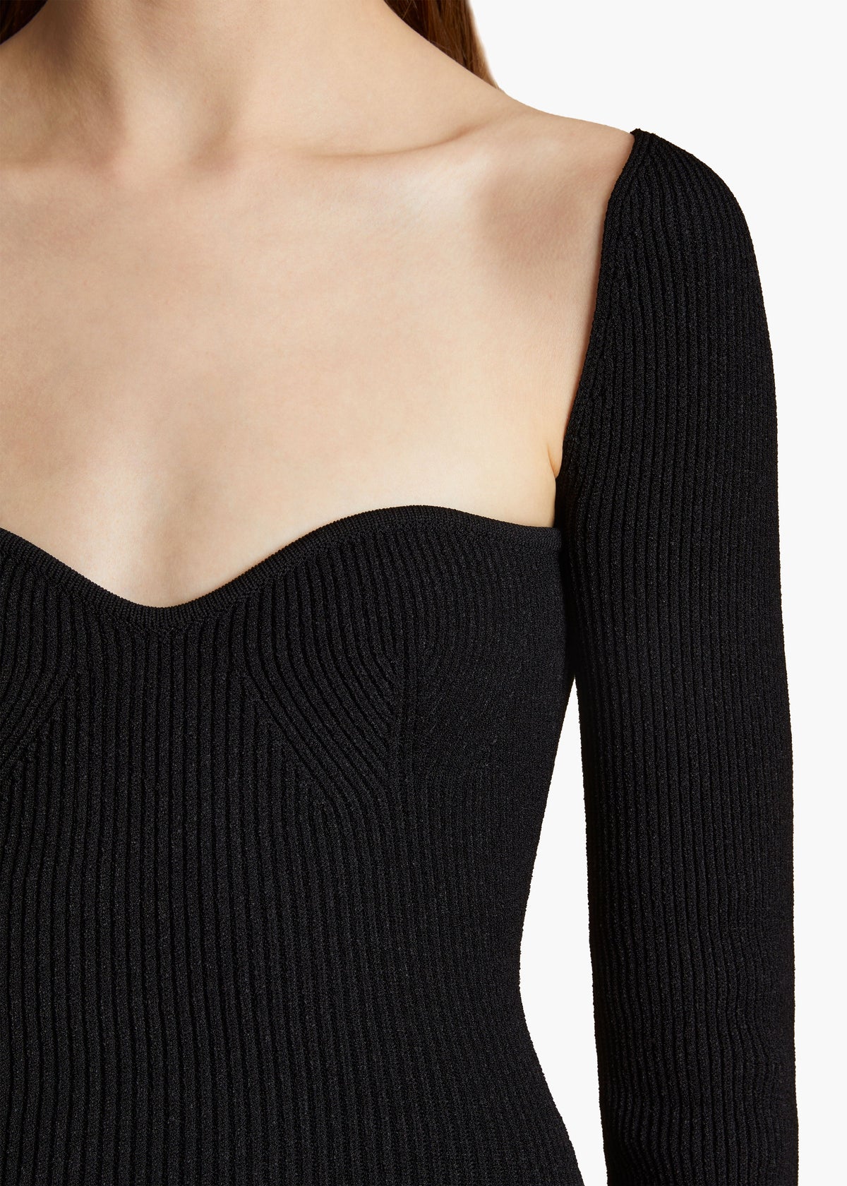 Black Maddy Top In Black - Black