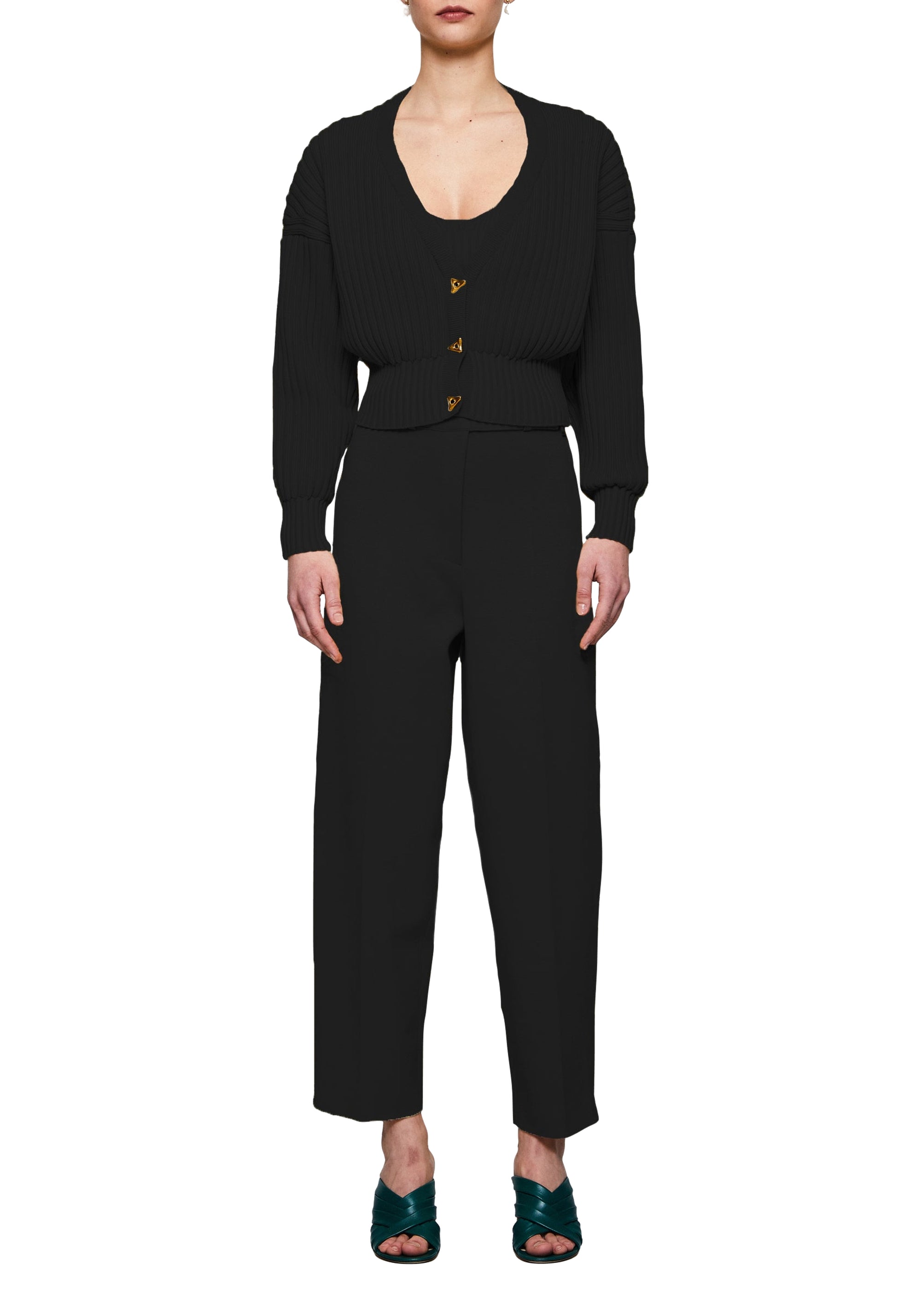 Pantalon large Madeleine - Black