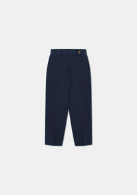 Madeleine wide-leg trousers - Midnight Blue