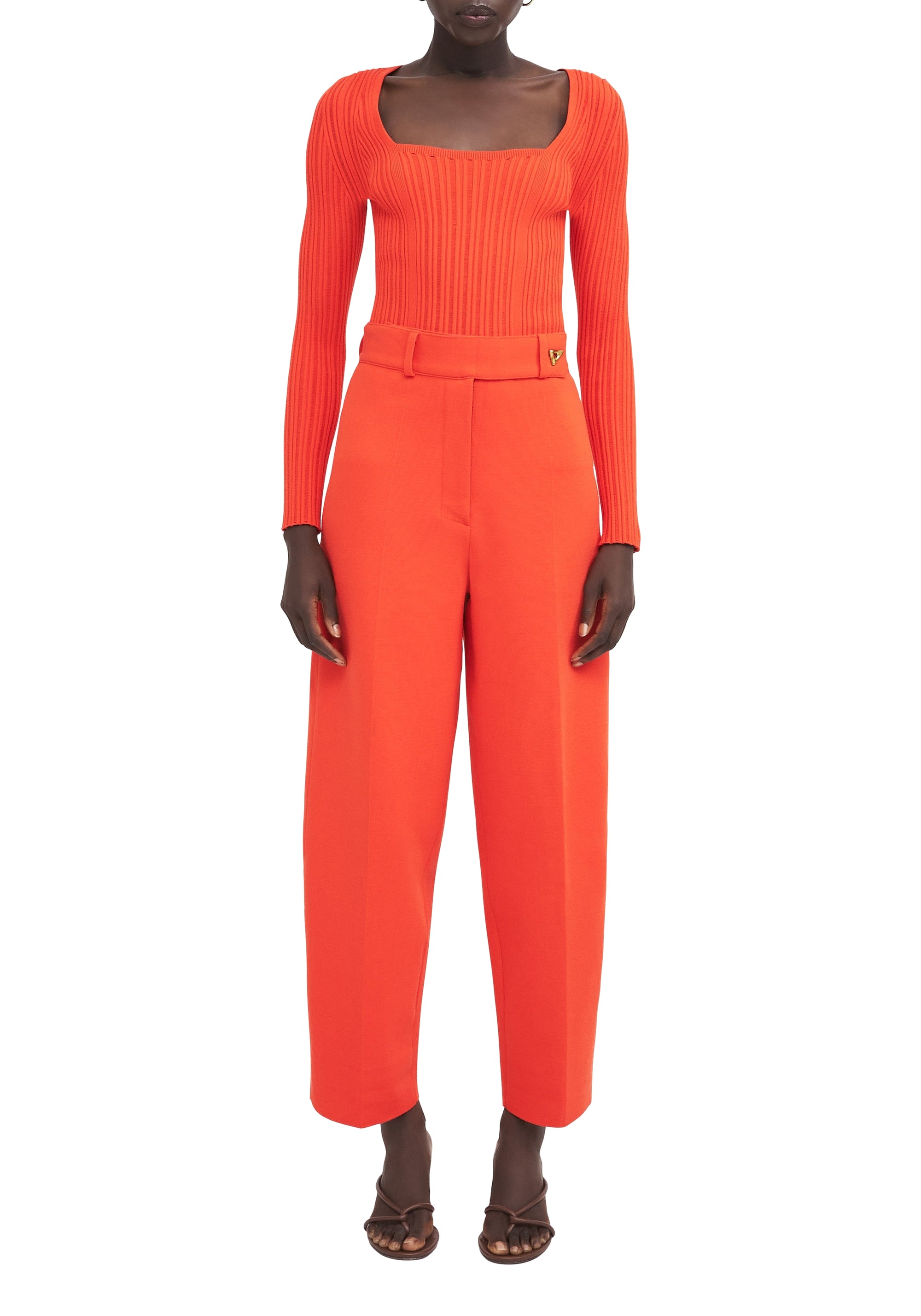 Pantalon large Madeleine - Red