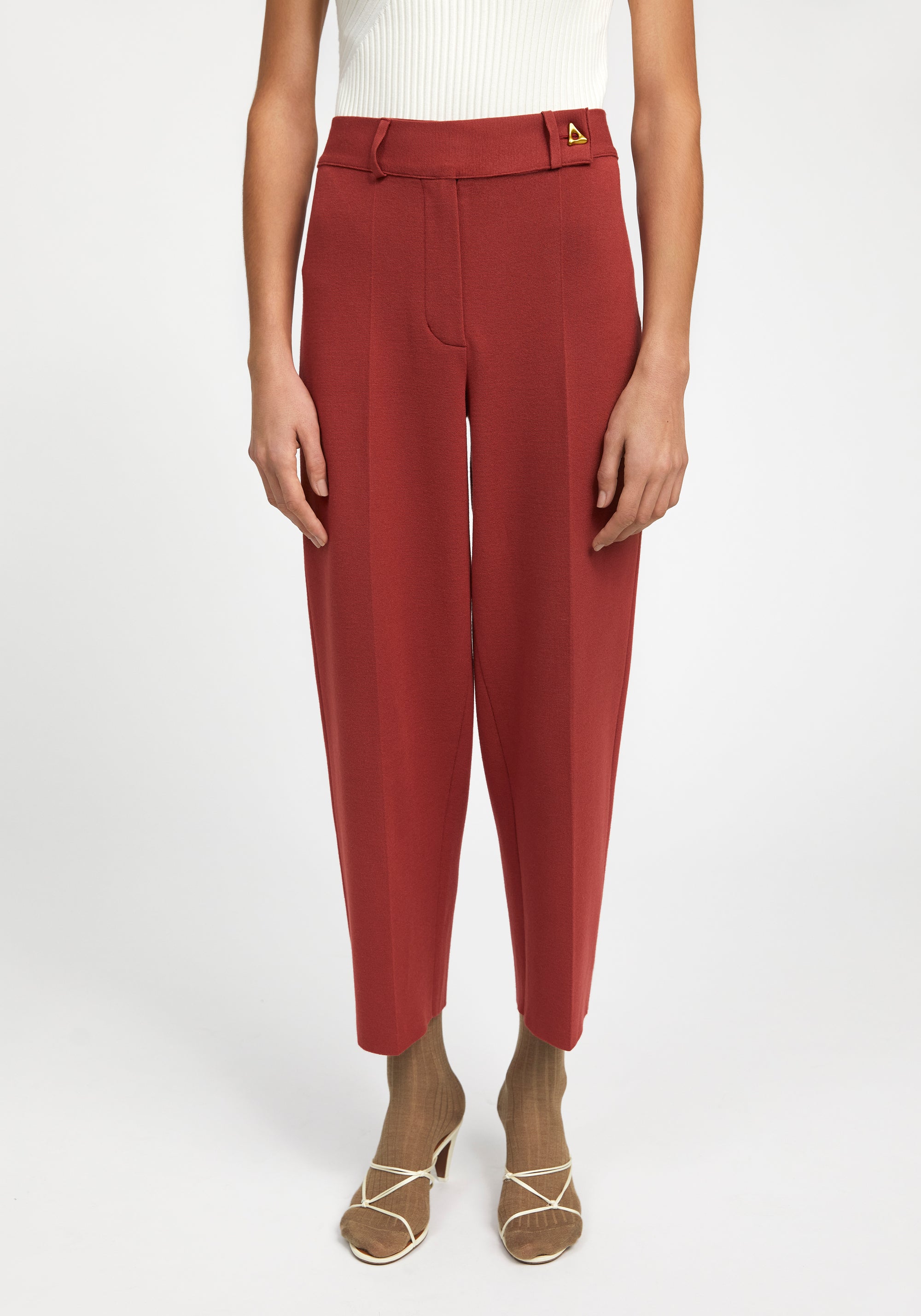 Pantalon large Madeleine - Rosewood
