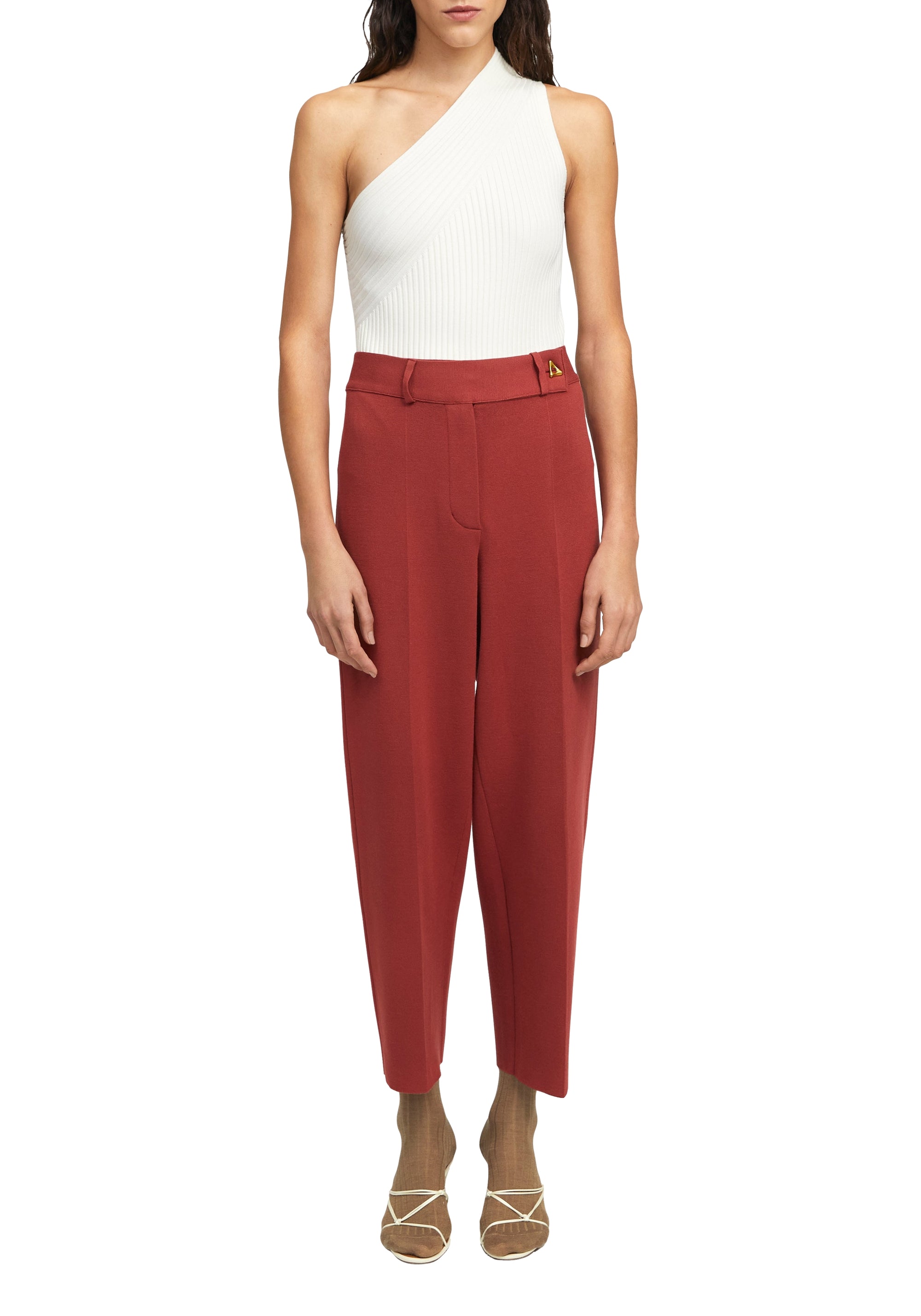 Pantalon large Madeleine - Rosewood