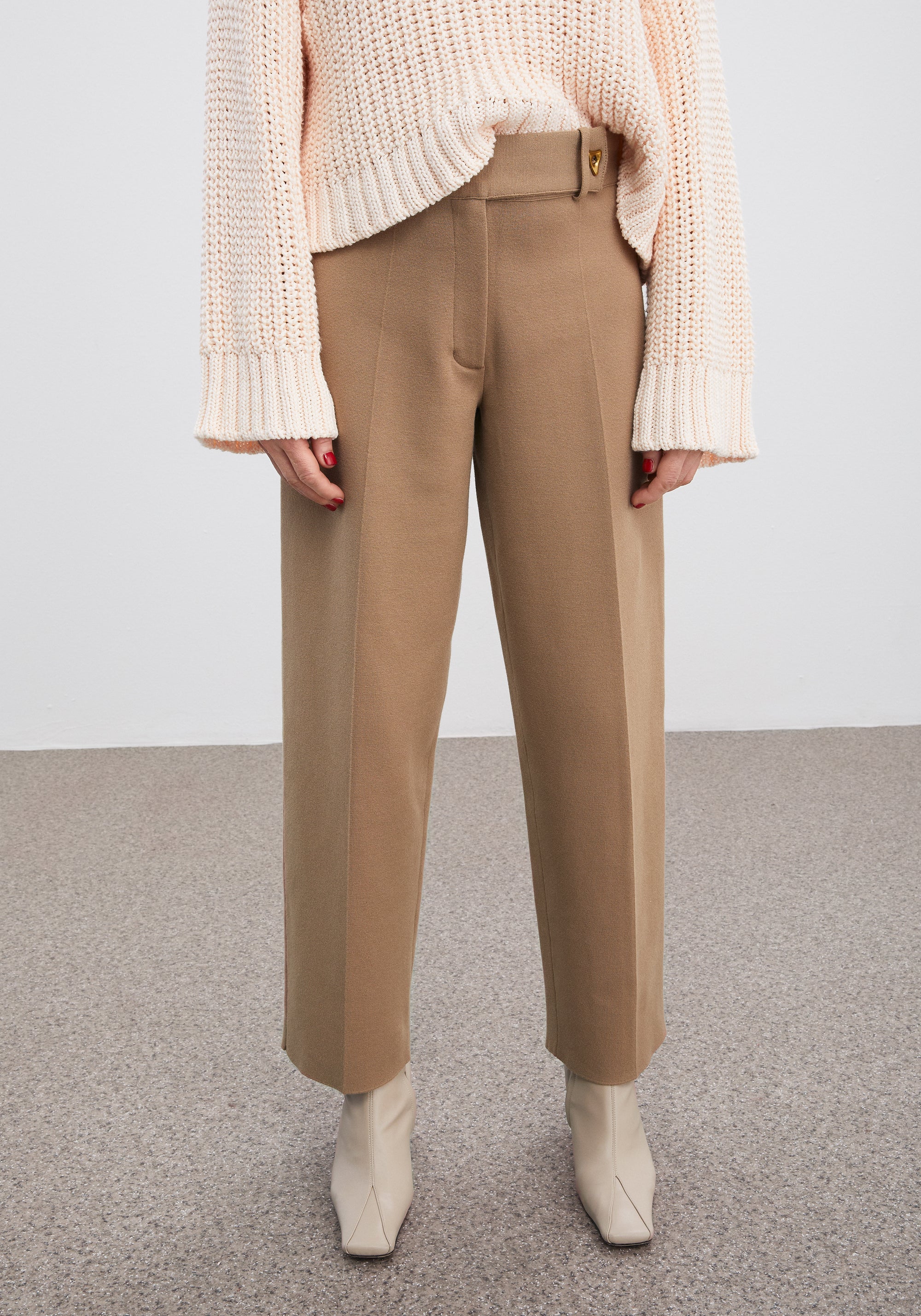 Pantalon large Madeline - Camel