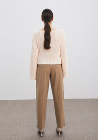 Pantalon large Madeline - Camel