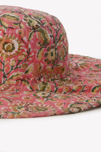 Chapeau Etretat - Blockprint Rose