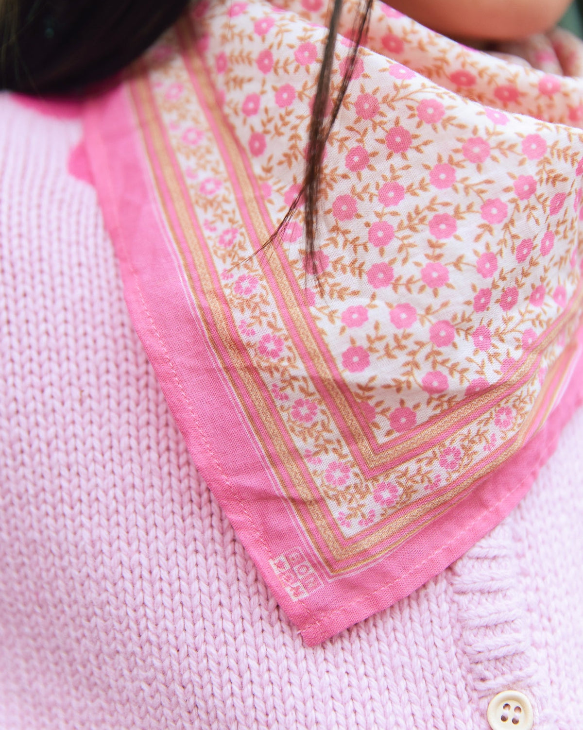 Foulfle cotton scarf - Foulfleur Crème Bonton