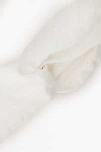 Turban croisé - Blanc Paloma