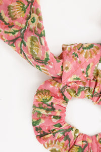 3qty NEW / Tête - Blockprint Rose