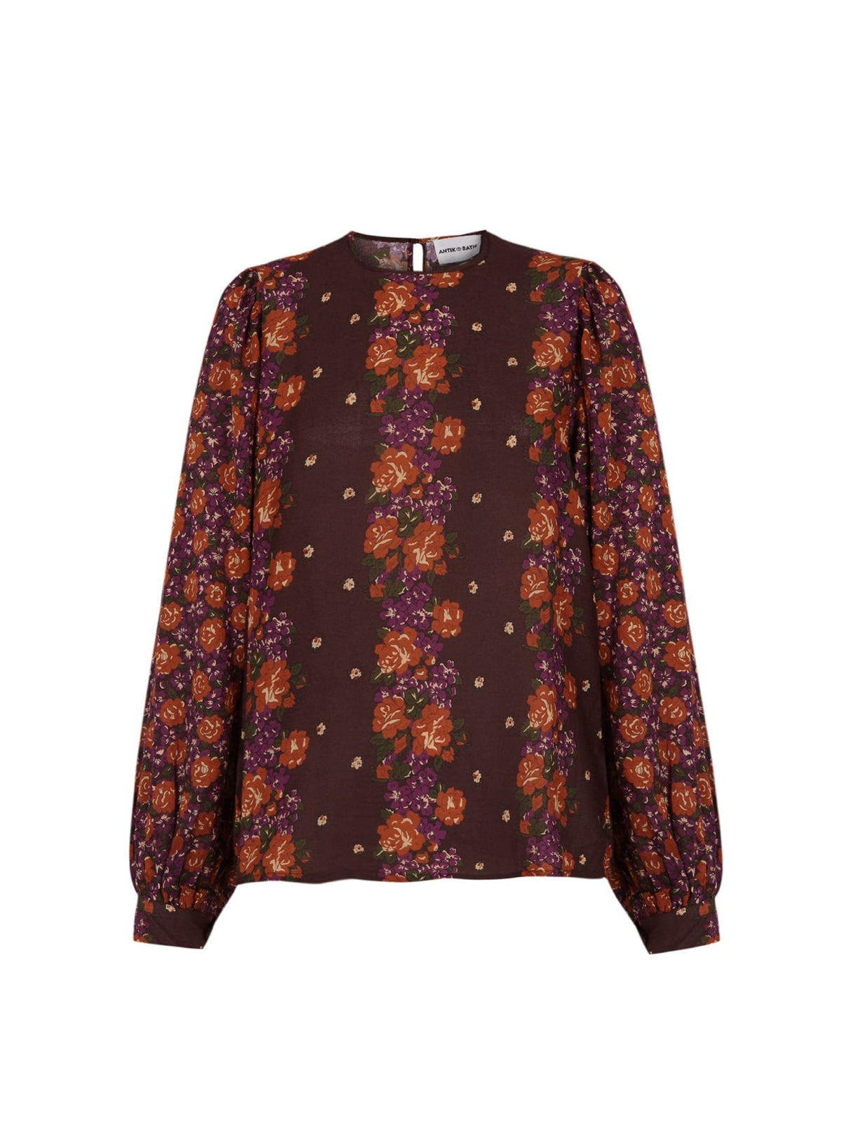 Blouse imprimée Magalie - Brown