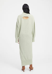 Robe pull Maggio ajourée - Sage