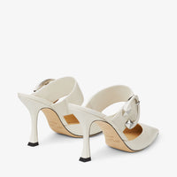 Magie 90 leather mules - Latte