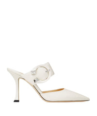 Magie 90 leather mules - Latte