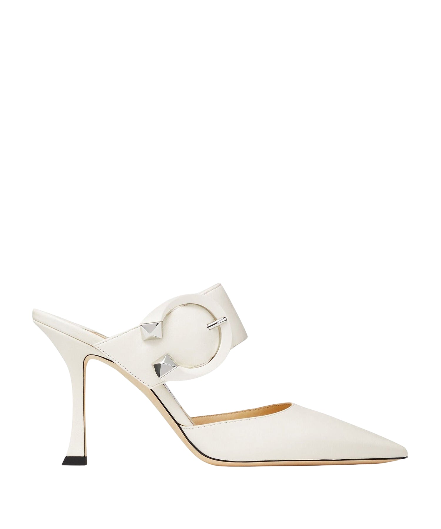 Magie 90 leather mules - Latte