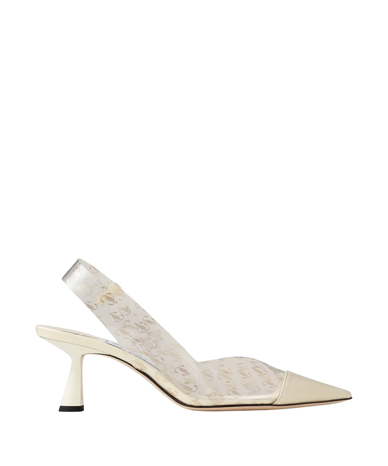 Slingbacks Liya 65 - Clear & Latte