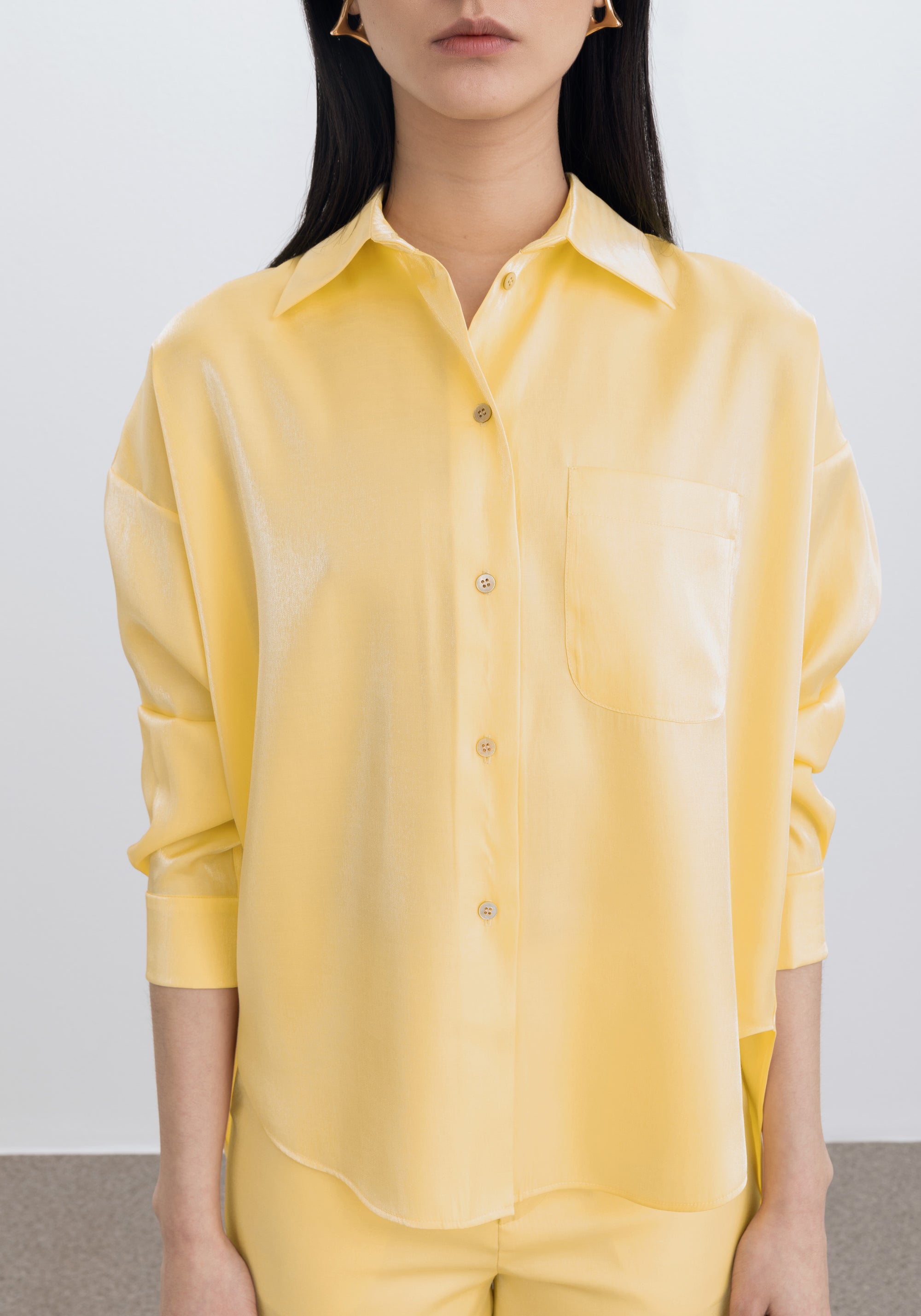 Sparkling Magnolia shirt - Pineapple