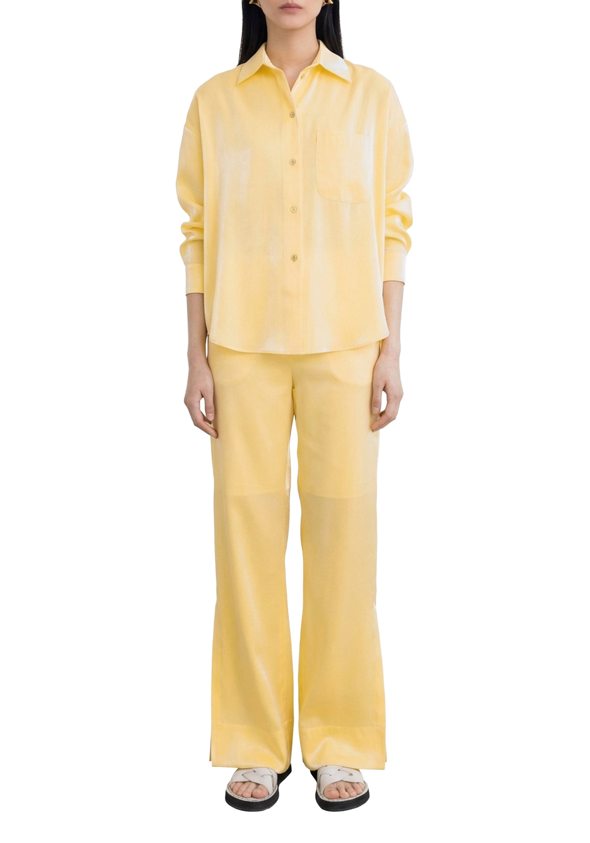 Sparkling Magnolia shirt - Pineapple
