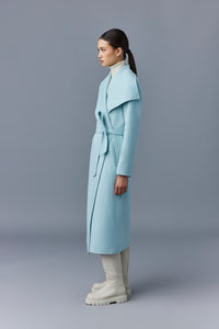 Manteau long Mai ceinturé en laine - Air