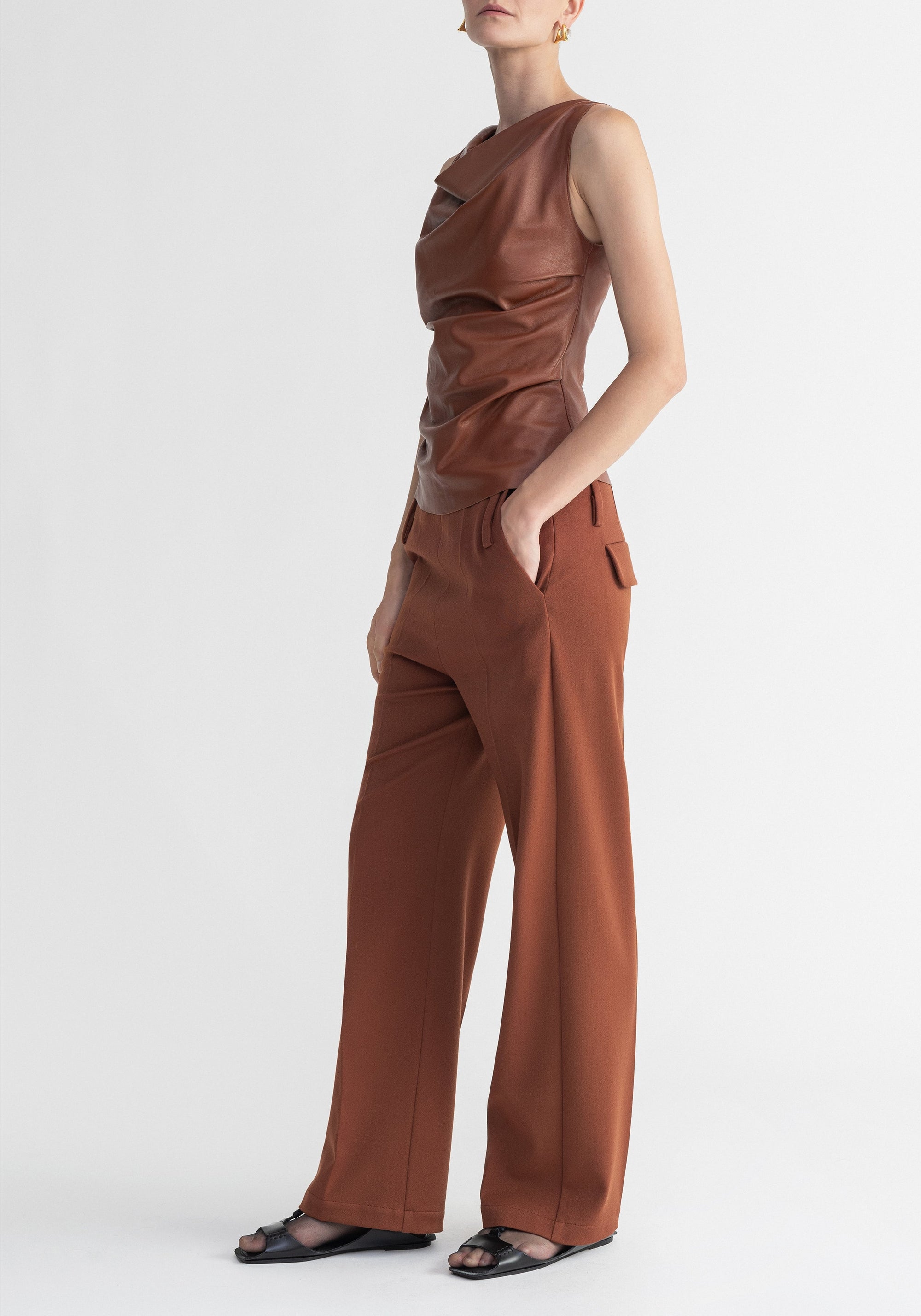 Pantalon Maize décontracté - Rust